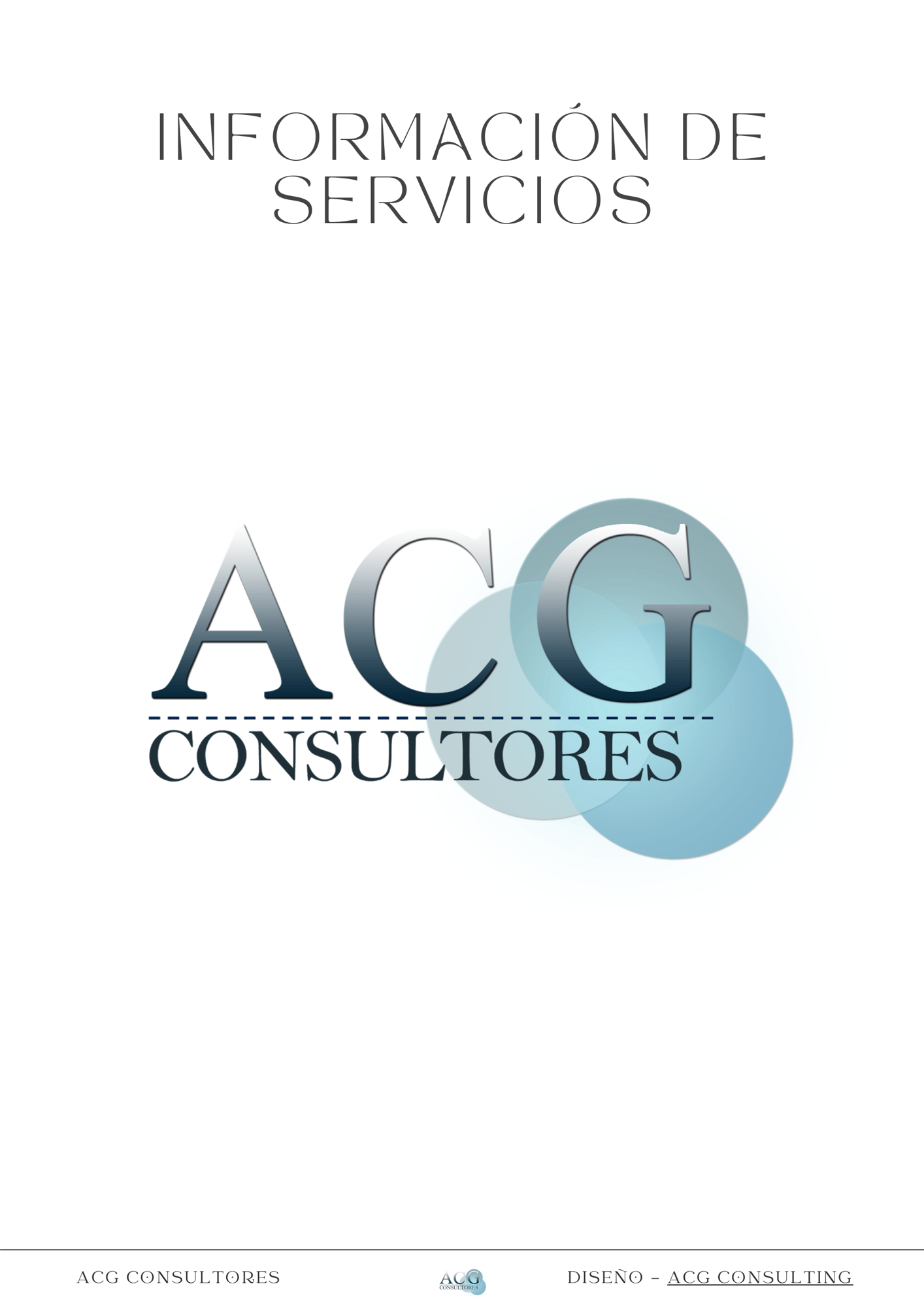 Información de Servicios - ACG Consultores